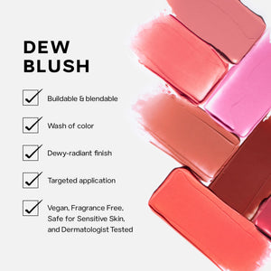 Saie Cheek Flush Duo - Dew Liquid Blush (.40 oz, Hottie), SuperSuede Baked Powder Blush (.01 oz, Stella) - Layerable, Skin-Nourishing Blushes for a Seamless Radiant Finish SaieBuy Supplements Australia