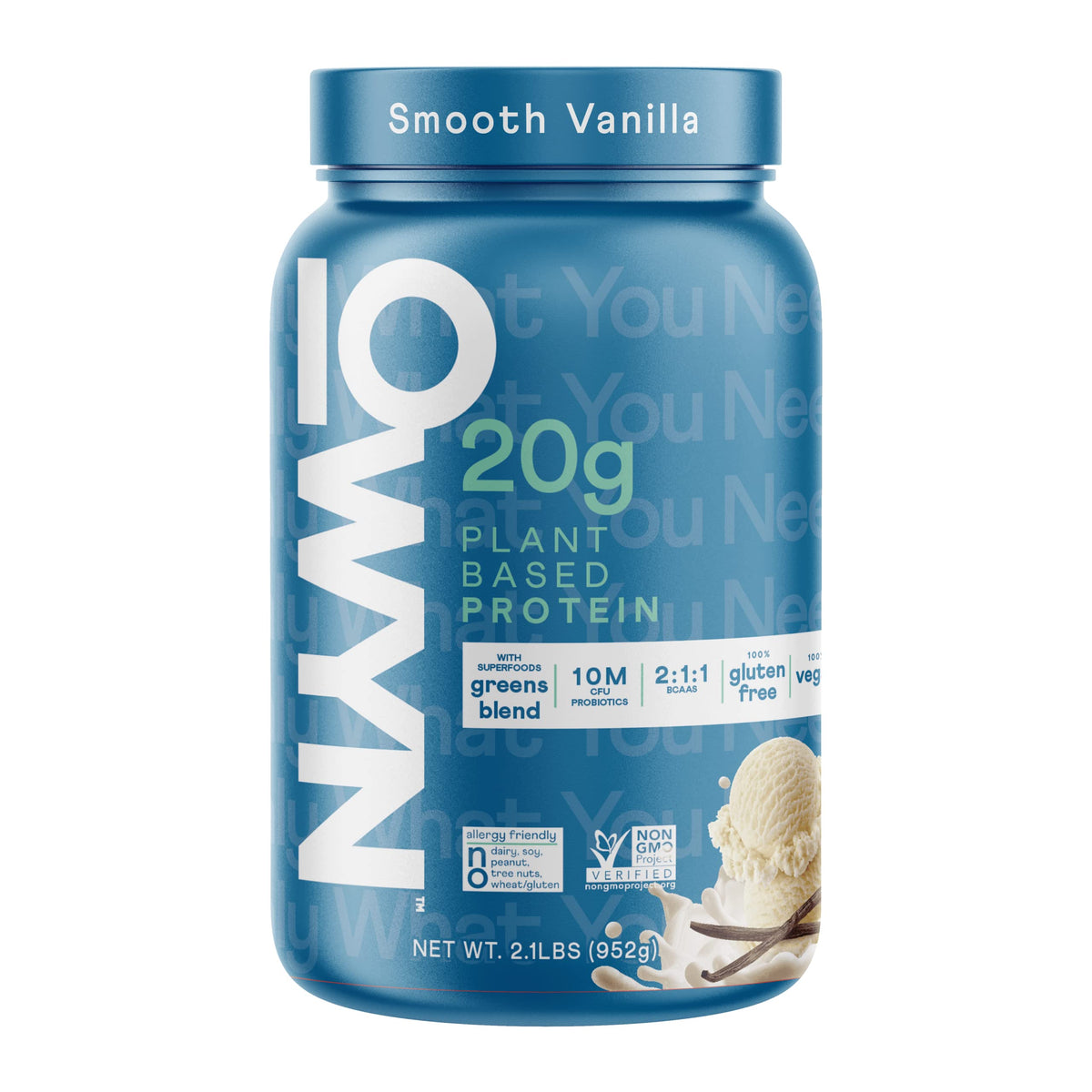 OWYN Only What You Need Plant Based Protein Powder with 20g Protein, Probiotics