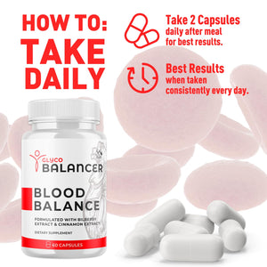 Glyco Balancer Capsules, Official GlycoBalancer Health Support Pills With All Natural Ingredients, Glyco Balancer Advanced Health & Wellness Support with Premium Vitamins for Women & Men (60 Capsules) MJOBuy Supplements Australia