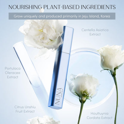 NUNA Eyelash Growth Support Serum 6ml - Eye Lash and Eyebrow Enhancing Serum for Women & Men with Biotin - Korean Multi Peptide & Natural Extracts