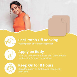 MONIER Magnesium Patches (Pack of 60) - 100% Natural Patch for Women - For Women and Men, With Calcium, Muscle And Bone Support, Calming, Enhanced Formula