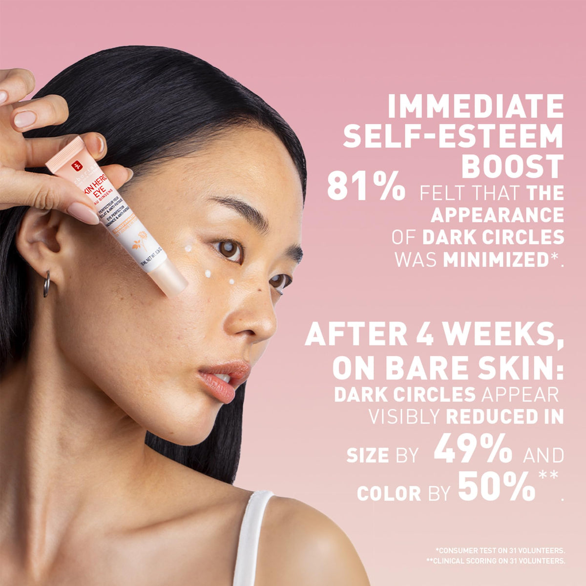 Erborian Skin Hero Eye Cream Perfector - Radiant & Smooth (0.5 fl oz)