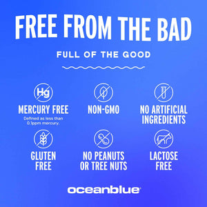 Oceanblue Professional Omega-3 2100mg Fish Oil Supplement - Triple Strength, High Potency EPA, DHA & DPA - Burpless, Wild-Caught, Natural Orange Flavor - 120 Count (Pack of 1)