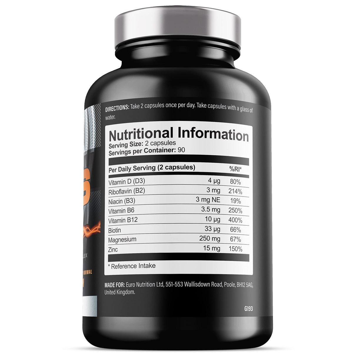 ZM6 - High Strength Zinc Magnesium Supplement - Zinc and Magnesium Tablets