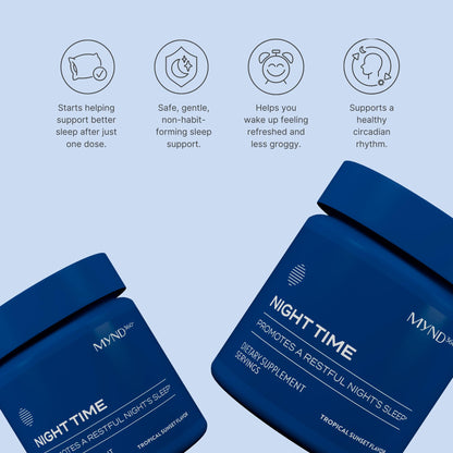 Nu Skin MYND360 Night Time Sleep Aid | Magnesium & Melatonin | 2.7 Oz