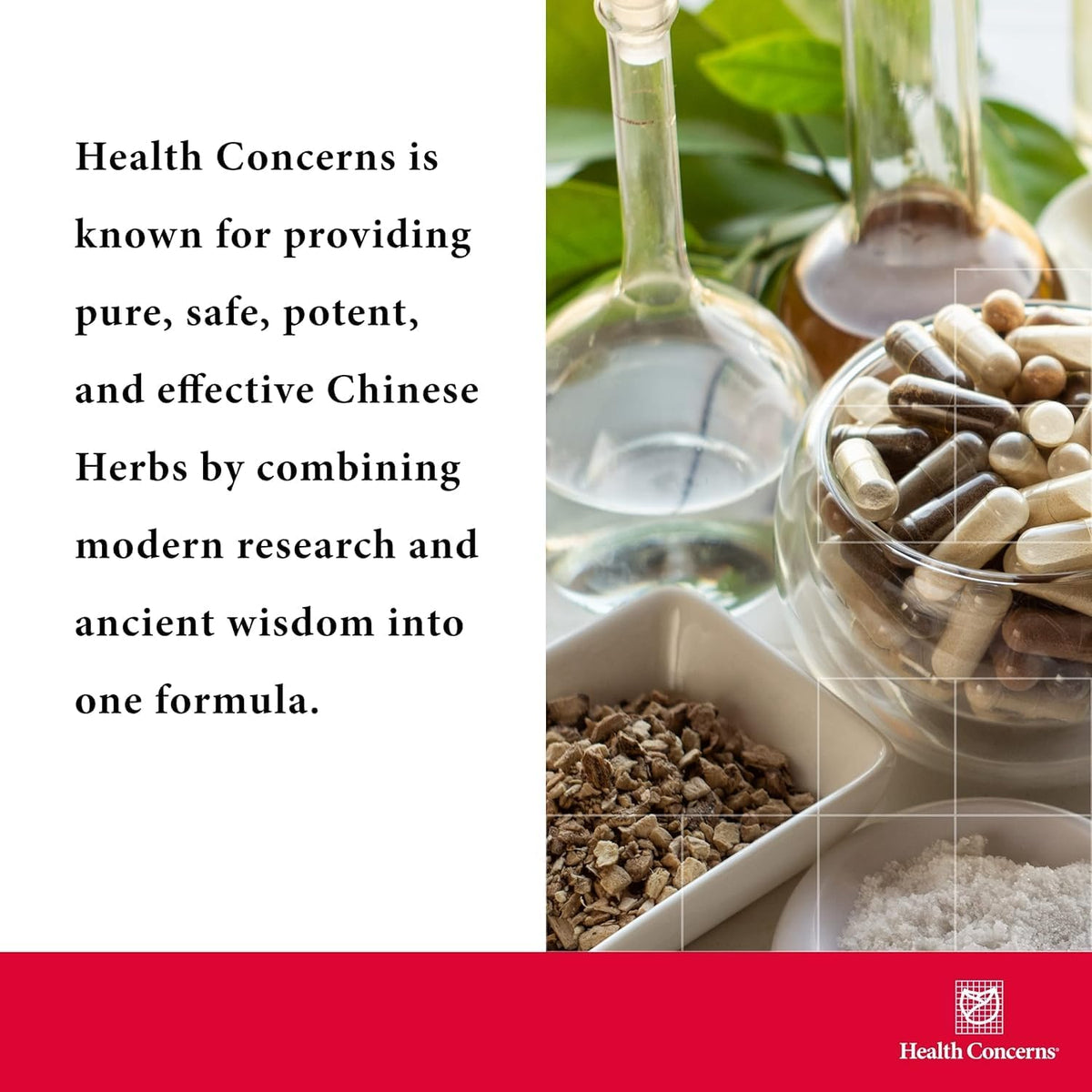 Health Concerns Power Mushrooms - Immune System & Natural Energy Support - Adaptogenic Mushroom Supplement with Reishi, Tremella, Maitake, Poria - Traditional Chinese Herbal Supplement - 90 Capsules