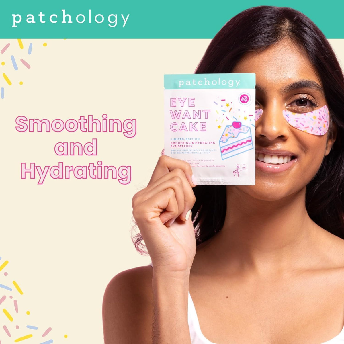 Patchology Eye Want Cake – Hydrating & Smoothing Eye Patches (5-Pack)
