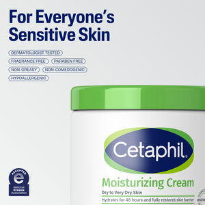 supplement products​Cetaphil Face & Body Moisturizer, Hydrating Moisturizing Cream for Dry to Very Dry, Sensitive Skin, NEW 20 oz, Fragrance Free, Non-Comedogenic, Non-Greasy (Packaging May Vary) - JerryCherryUSA