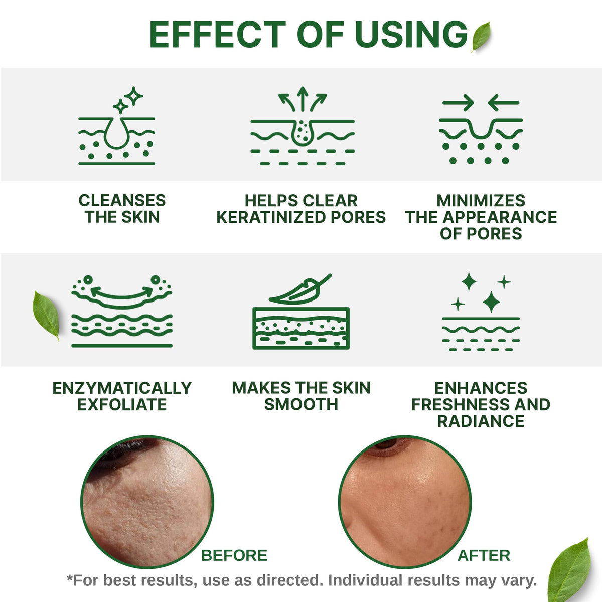 MyIDi Enzyme Exfoliating Cleanser – Powder-to-Foam Facial Wash (60g)