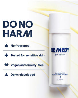 Remedy for Healthy Aging - Retinal, Resveratrol, Glycolic Acid, Argireline, Ferulic Acid, Matrixyl 3000 - Anti-Aging Treatment for Wrinkles, Uneven Texture & Tone - By Dermatologist Dr. Shah Remedy ScienceBuy Supplements Australia