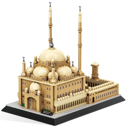 BeepZipp Mosque of Mohammed Ali Cairo Building Set – 620Pcs Architecture Model Kit, Egypt Landmark, Home Office Decor, Collectible Travel Souvenir for Architecture Enthusiasts