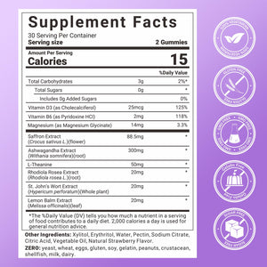 Svovita Saffron Supplements Gummies with Saffron Extract, Sugar Free 60 Count SvovitaBuy Supplements Australia