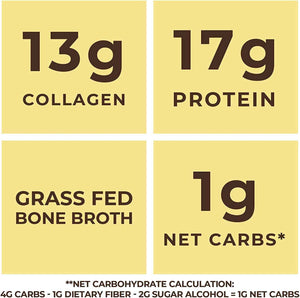 Left Coast Performance Vanilla Bone Broth Protein Powder, 16oz + Chocolate Bone Broth Protein Powder 16oz