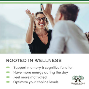 Phosphatidylcholine 1,200mg - 210 Softgels - Enhanced Version of Soy Lecithin (Choline Supplements) - Non-GMO and Gluten Free to Support Brain Health by Double Wood