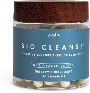 Plexus Bio Cleanse 60 ct. - Daily gut health supplement with magnesium for digestive cleansing, regularity, and vitamin C antioxidant support