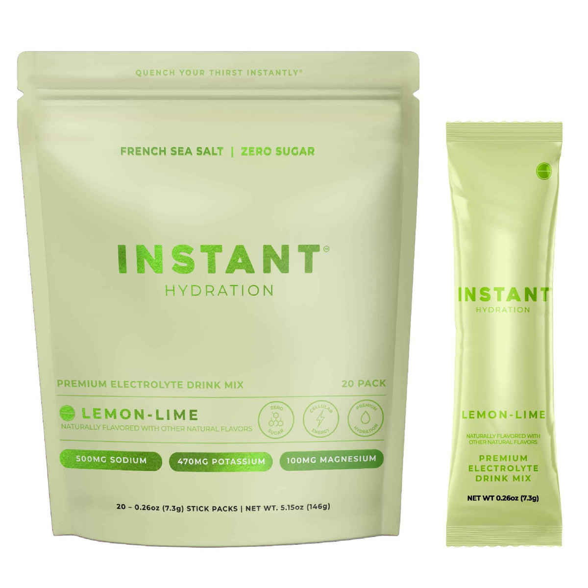 Instant Hydration Sugar Free Electrolytes Powder Packets Variety Pack - Watermelon, Raspberry, Lemon Lime Drink Mix & Travel Essentials with Magnesium and Potassium - Post Workout Recovery - 20 Sticks