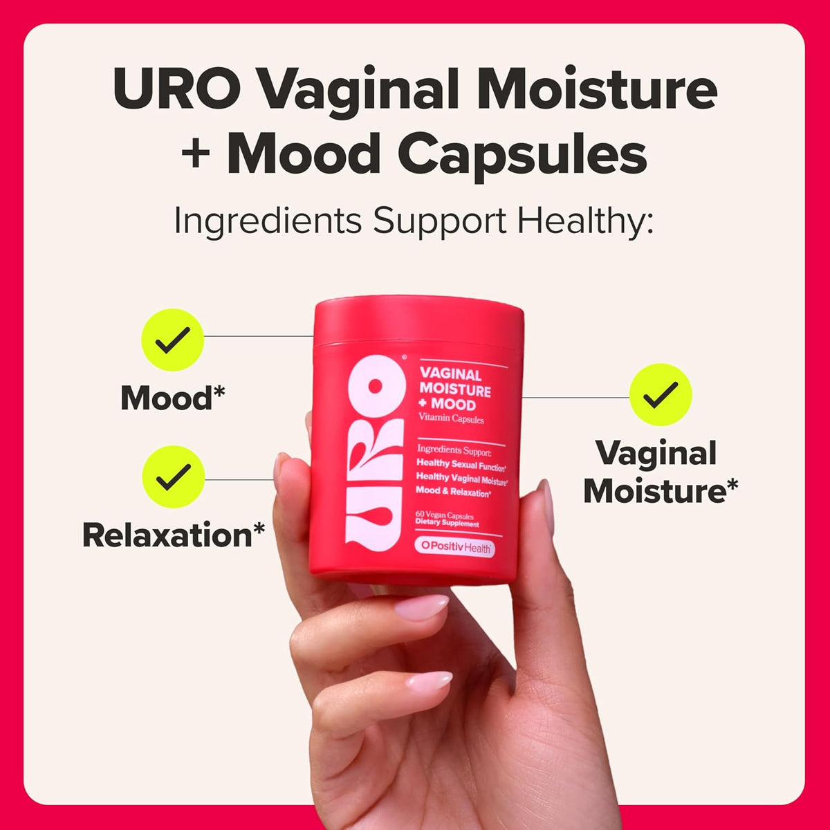 O Positiv URO Get Wetter Bundle - Vaginal Probiotic & Moisture + Mood