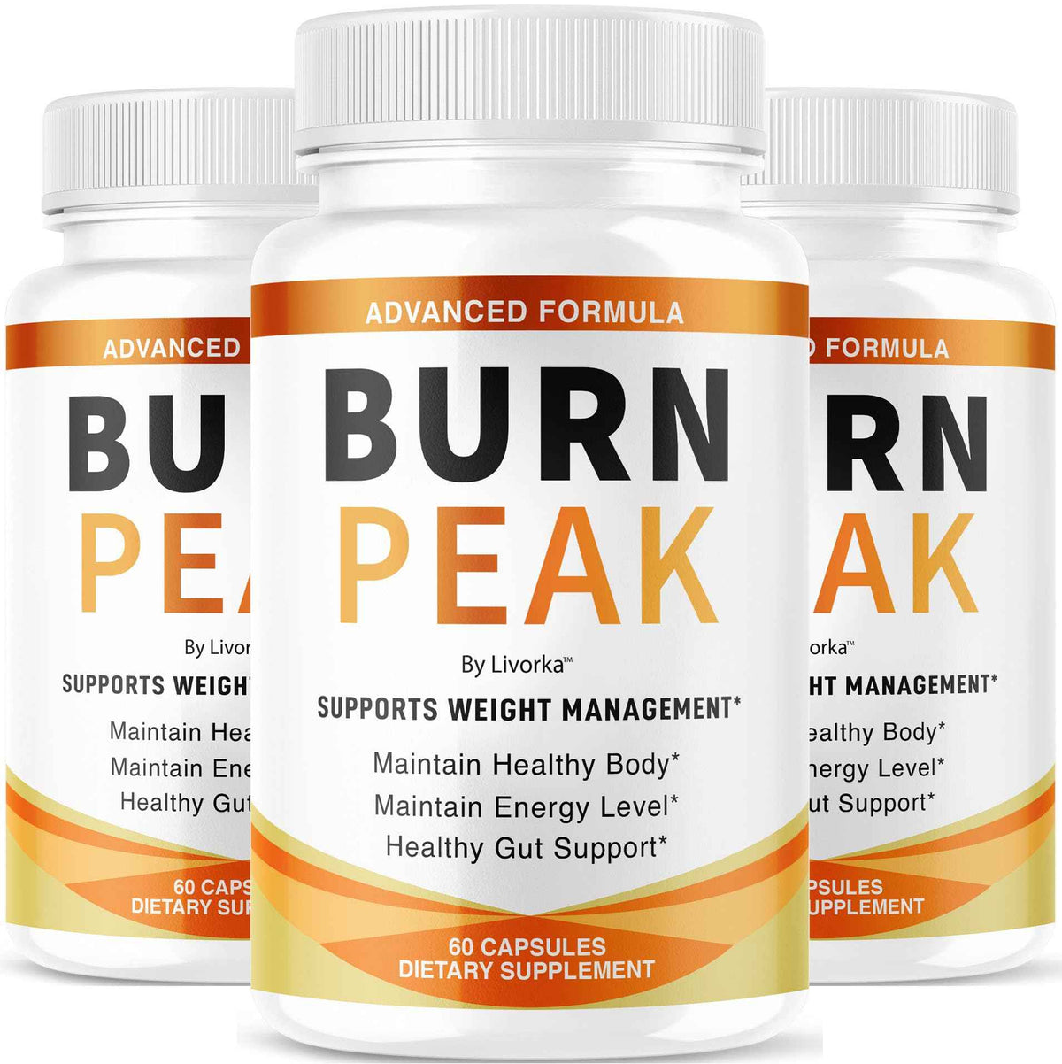 (3 Pack) Burn Peak Capsules - Official BurnPeak Weight Pills Advanced Premium Support, All Natural Burn Peak Pink Salt Trick Supplement for Overall Health & Wellness Reviews, 180 Capsules for 3 Months