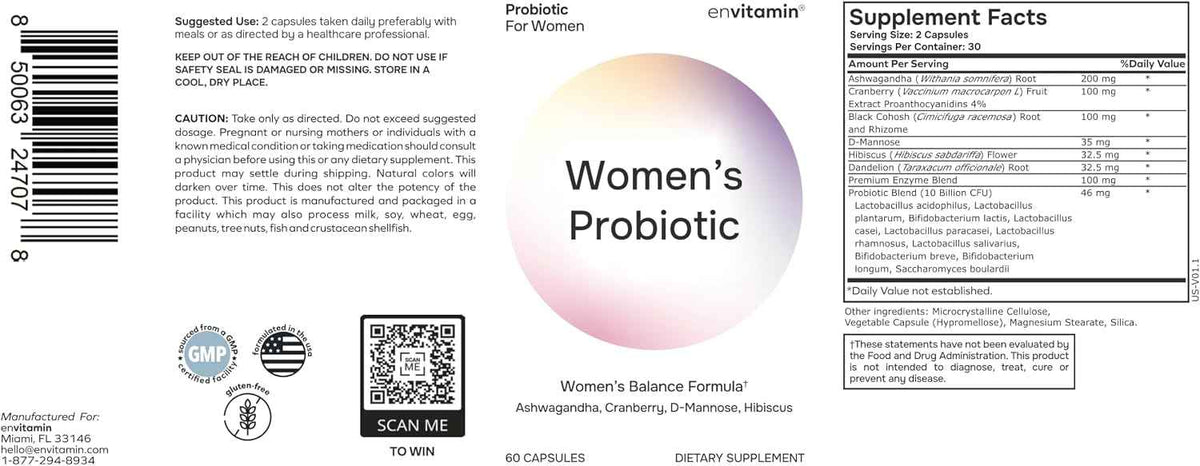 envitamin Womens Probiotic & Ultimate Multivitamin Bundle