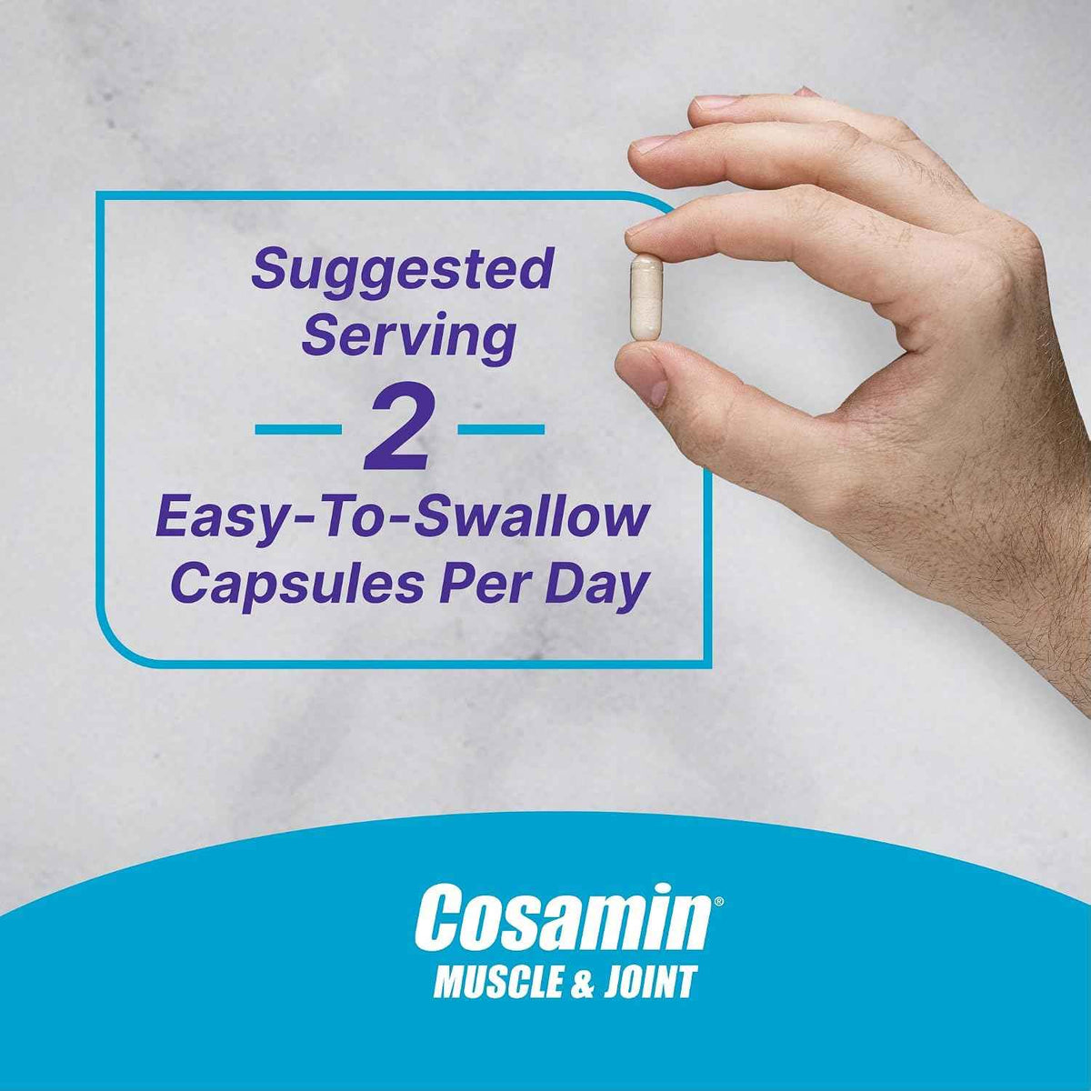 Nutramax Cosamin Muscle & Joint Health Supplement, 74 Capsules - Works to Decrease Cartilage Breakdown, Supports Joints, and Reduces Muscle Soreness to Accelerate Recovery After Exercise