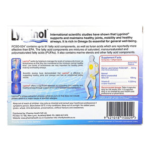 Pharma Lyprinol® Pcso-524® 200 Capsules New Zealand Green Lipped Mussel Extract Oil Joint Health Support & Mobility LyprinolBuy Supplements Australia