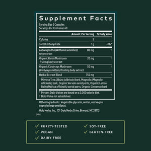 Gaia Herbs Adrenal Health Daily Support, Help Maintain Healthy Energy & Stress Levels*,120 Liquid Phyto-Caps Adrenal Health Nightly Restore, 120 Liquid Phyto-Caps - Bundle Gaia Herbs buy supplements Au