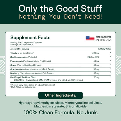 Adapt Naturals 4-in-1 Biome Protect Prebiotics, Probiotics, Postbiotics - & Polyphenols Supplement for Microbiome - Supports Immune & Gut Health, & Mental Clarity for Women & Men - 30 Day Supply