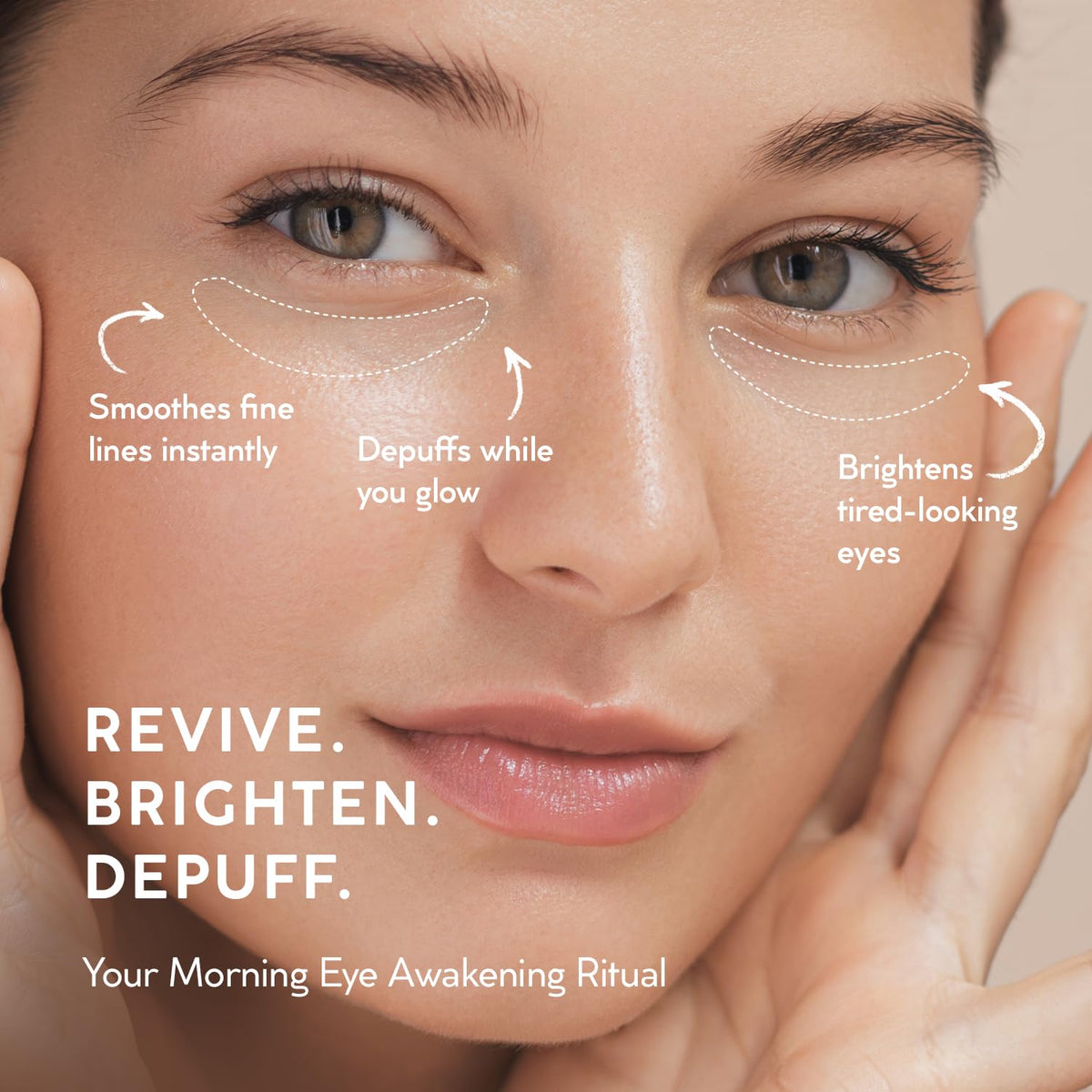 VELAMO Advanced Caffeine & Retinol Eye Stick Duo – AM/PM Under Eye Balm for Dark Circles, Puffiness & Wrinkles