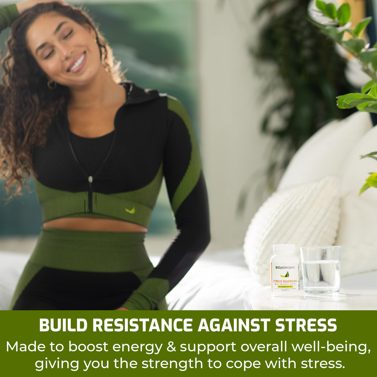 BIOptimizers Stress Guardian - Stress Relief Capsule - Rest Support Management - 90 Capsules