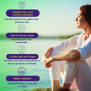 Relief Day Patch - Arnica, White Willow Bark, Saffron & Peppermint for Soreness and discomfort for Women and Men The Friendly Patch CO.Buy Supplements Australia