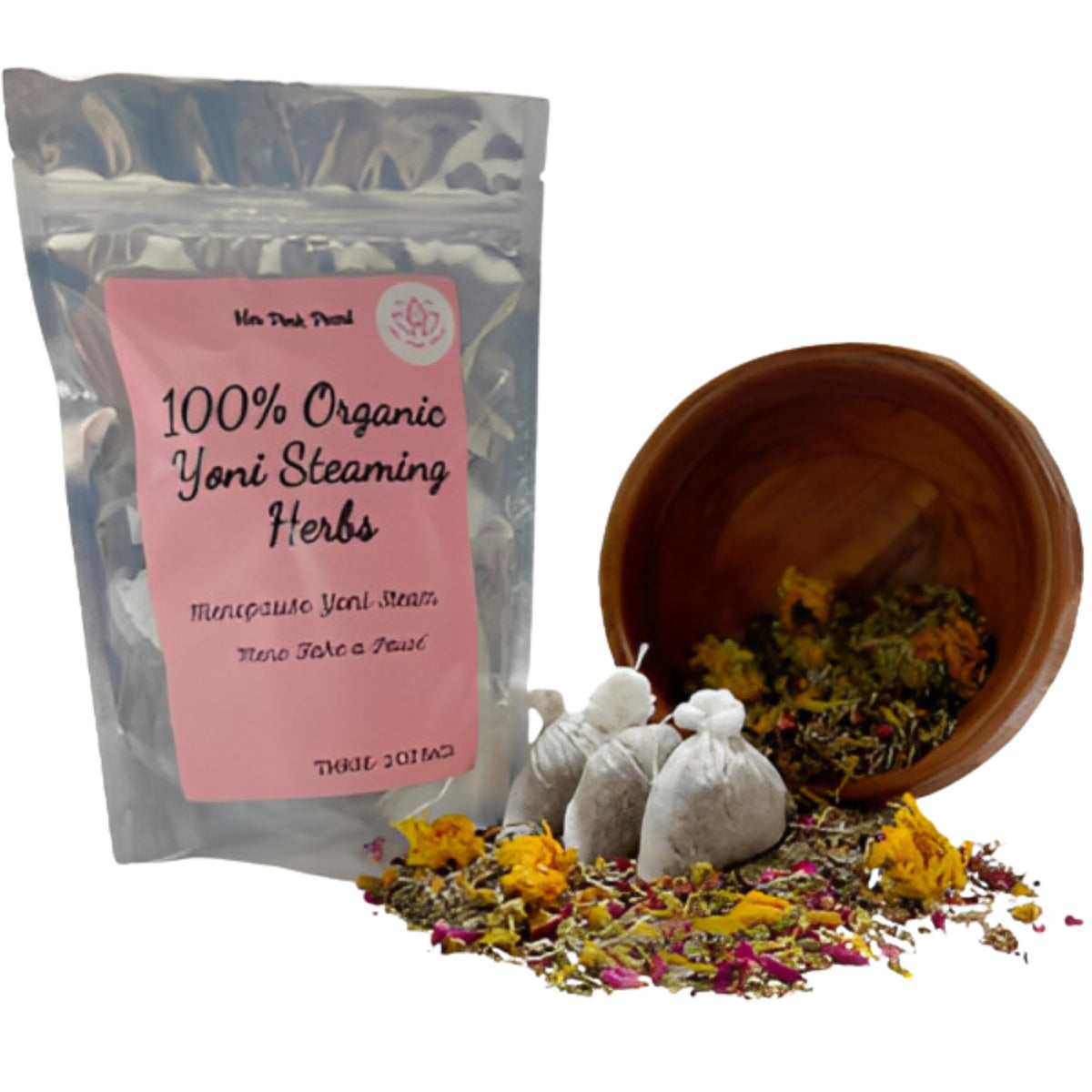 Menopause Yoni Steaming Herbs | 1 Month Supply | 100% Organic Herbal Blending