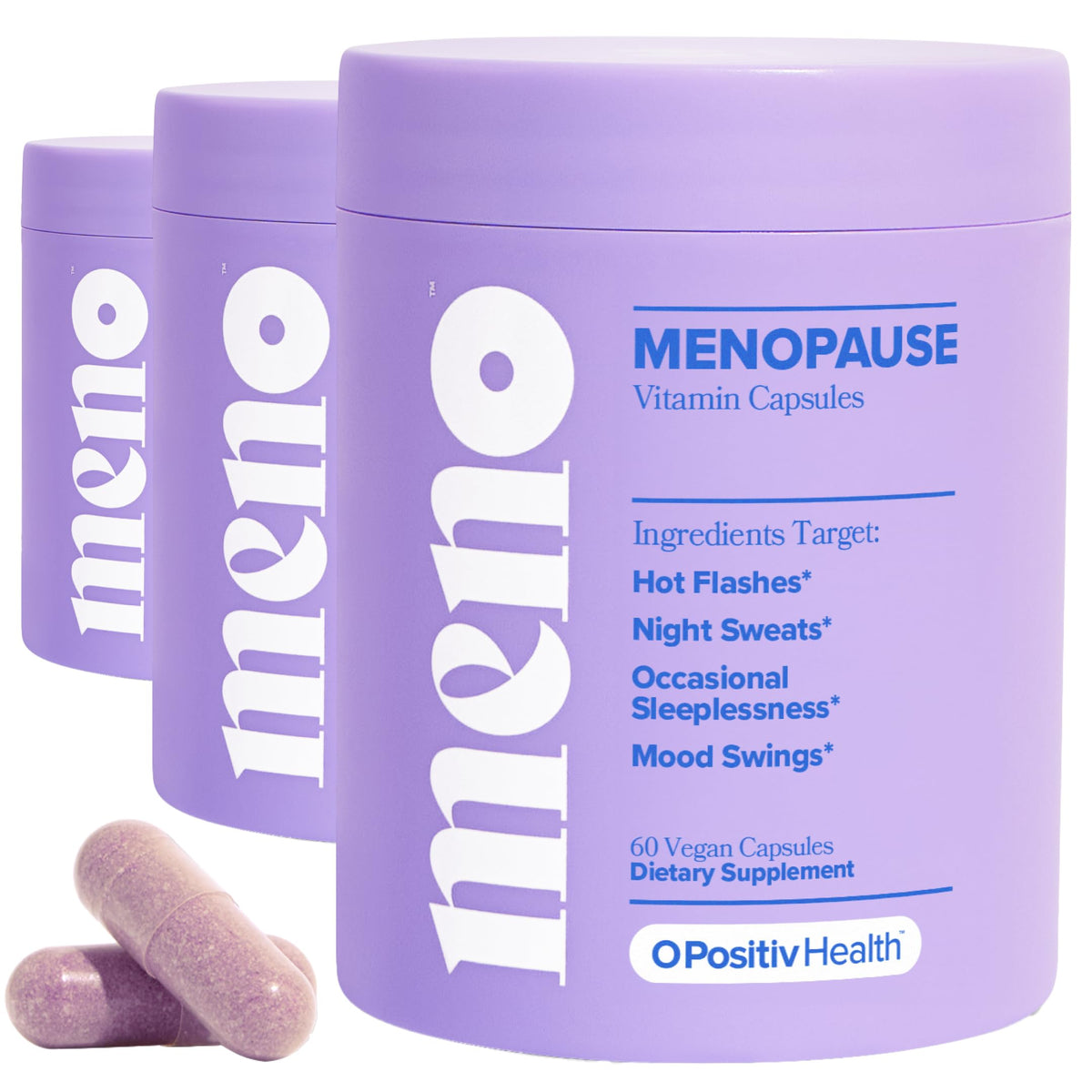 MENO Menopause - Relieve Hot Flashes & Night Sweats - 60-Day Supply