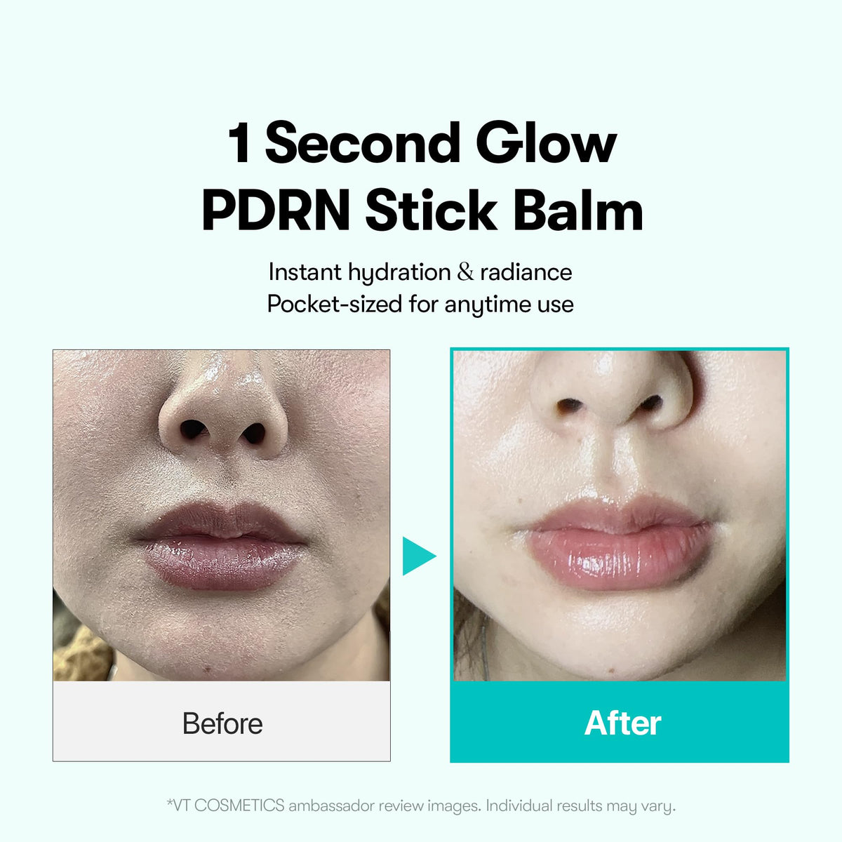 VT COSMETICS PDRN Essence Stick Balm - PDRN Collagen Multi Wrinkle Stick for Eye, Neck & Face - Plumping & Glow Makeup Base (0.33 oz.)