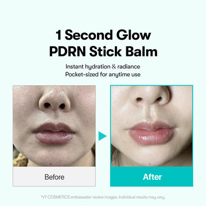 VT COSMETICS PDRN Essence Stick Balm - PDRN Collagen Multi Wrinkle Stick for Eye, Neck & Face - Plumping & Glow Makeup Base (0.33 oz.)