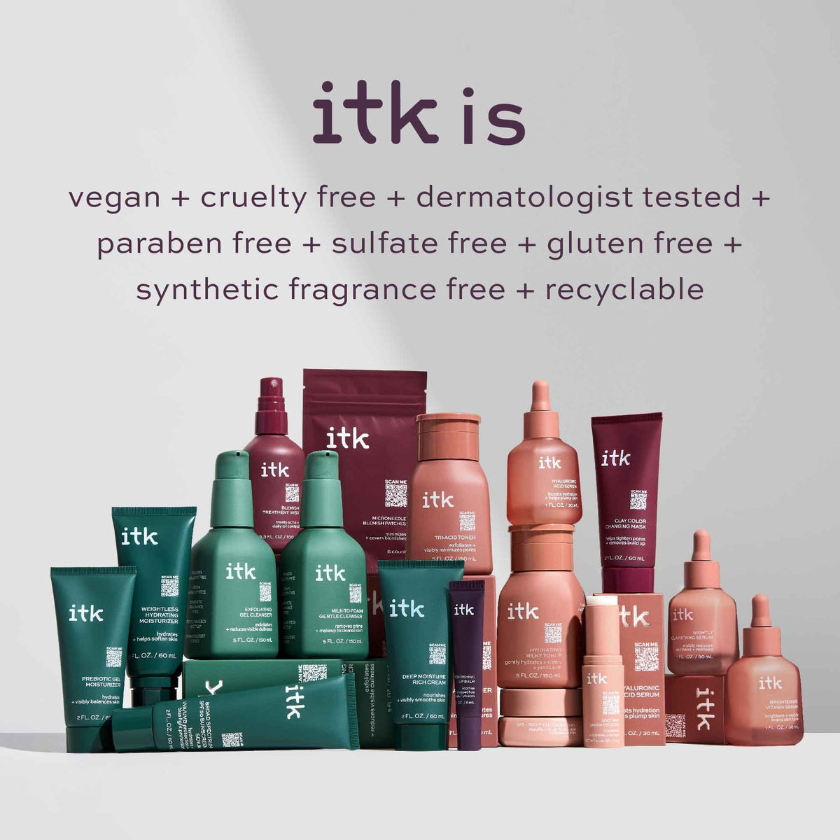 ITK Skincare Gift Set - Aloe Vera Eye Stick & Shea Butter Lip Balm Duo