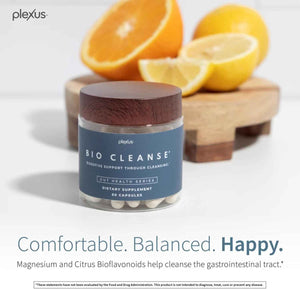 Plexus Bio Cleanse 60 ct. - Daily gut health supplement with magnesium for digestive cleansing, regularity, and vitamin C antioxidant support
