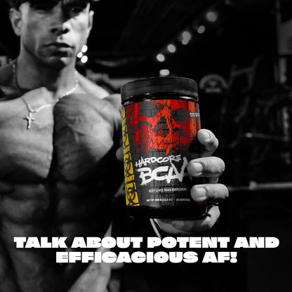 Mutant Hardcore BCAA - Pre, Intra or Post Workout - BCAA Next Level branched-Chain Amino Acids Supplement - Hydration + Recovery - 30 Serving - Blue Raspberry