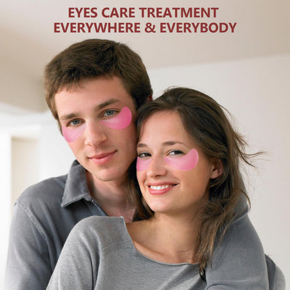 2 Packs Under Eye Patches Kit - 60 Pcs Pink & Green Gel Masks