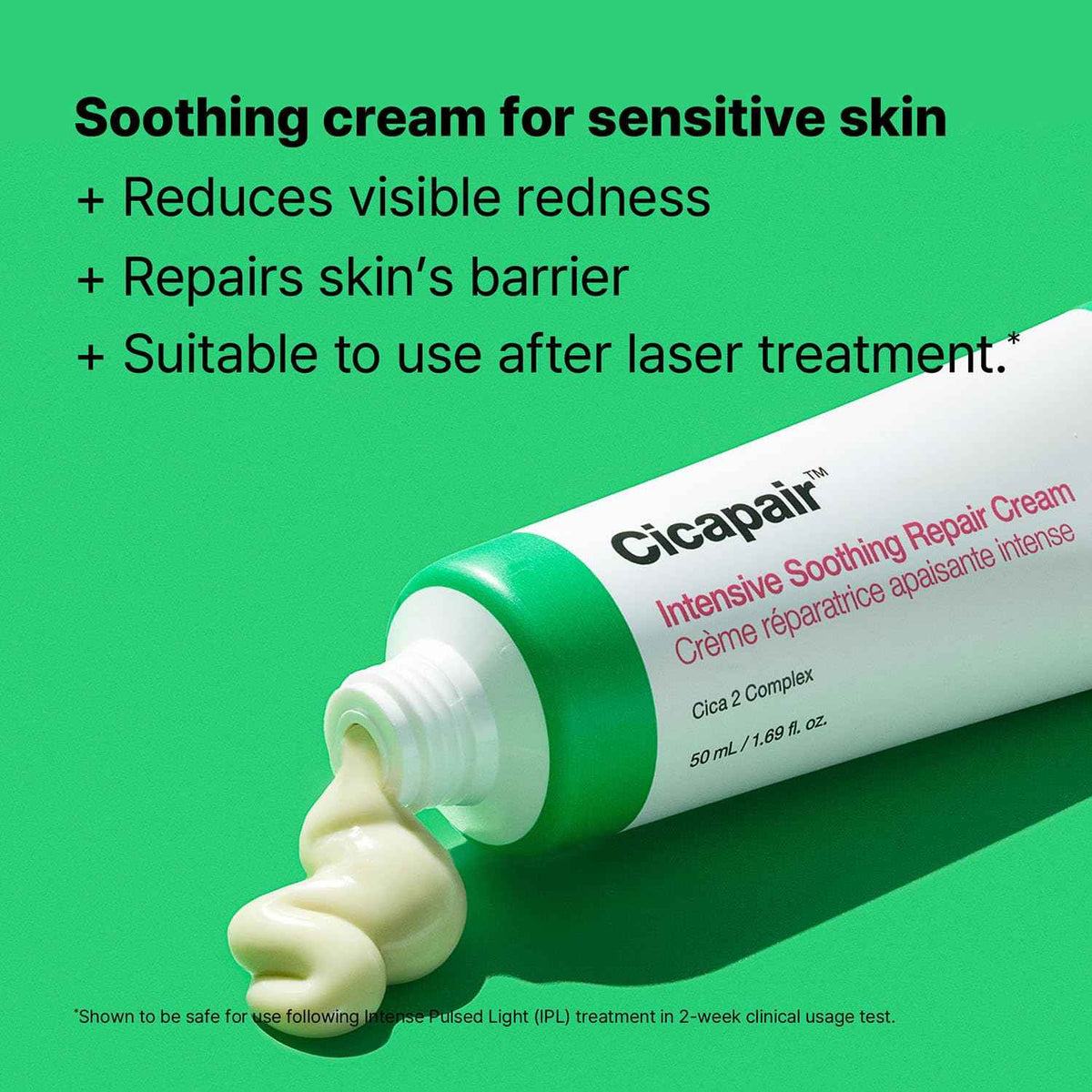 Dr.Jart+ Cicapair Sensitive Skin Korean Face Moisturizer for Redness and Barrier Repair with Centella Asiatica - Korean Skin Care - Travel Size, 0.51 Fl Oz