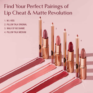 Charlotte Tilbury Lip Cheat Lip Liner Pencil - Creamy Fuller-Looking Lip Pencil with Jojoba Oil & Hyaluronic Acid - Waterproof, Smudge-Proof