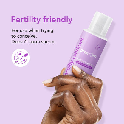 Premom Water Based Fertility Lubricant 2 Fl Oz + Prenatal DHA Fish Oil