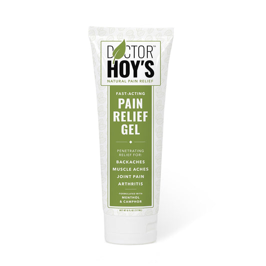 DOCTOR HOY'S Natural Pain Relief Gel, Topical Arnica Anti-Inflammatory Gel for Arthritis, Joint Pain, and Muscle Strains - Clean, Safe and Effective Pain Relief