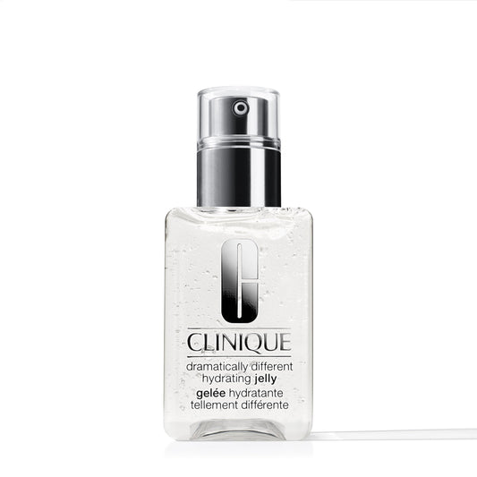 Clinique 3-Step Dramatically Different Hydrating Jelly Face Moisturizer With Hyaluronic Acid For All Skin Types, 4.2 Fl Oz