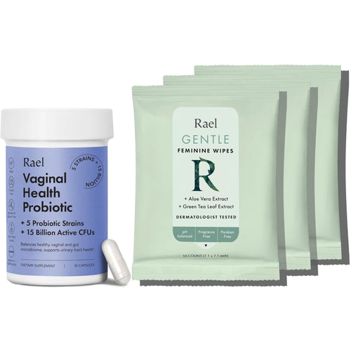 Rael Bundle - Probiotics Supplements for Women, Digestive Enzymes, Urinary Tract Health 