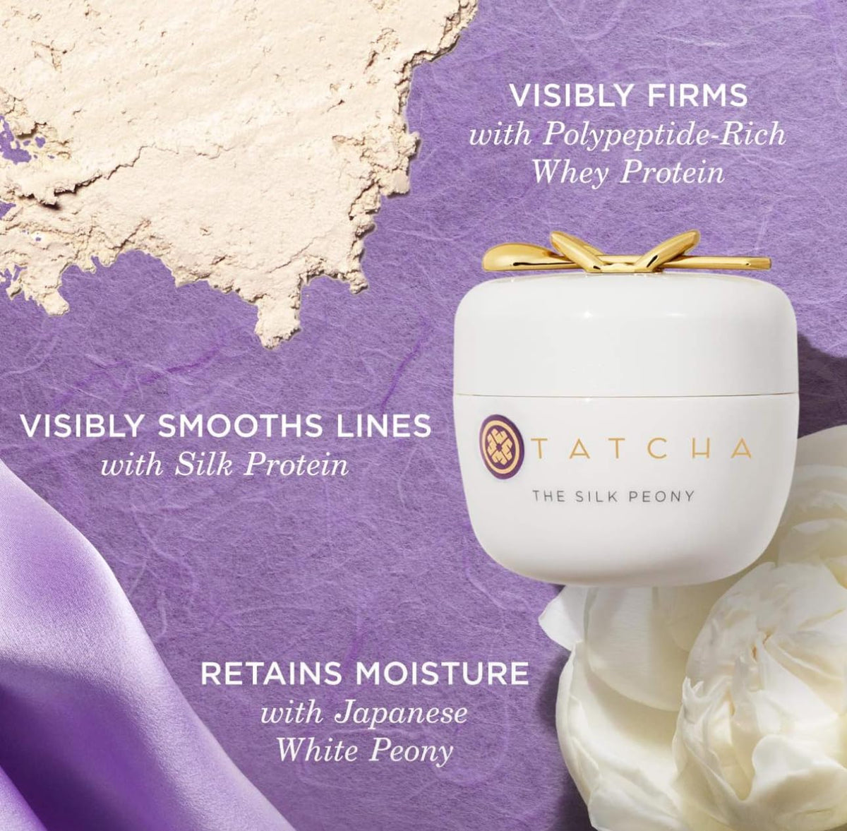 TATCHA The Silk Peony Melting Under Eye Cream - Hydrating & Smoothing (15ml)