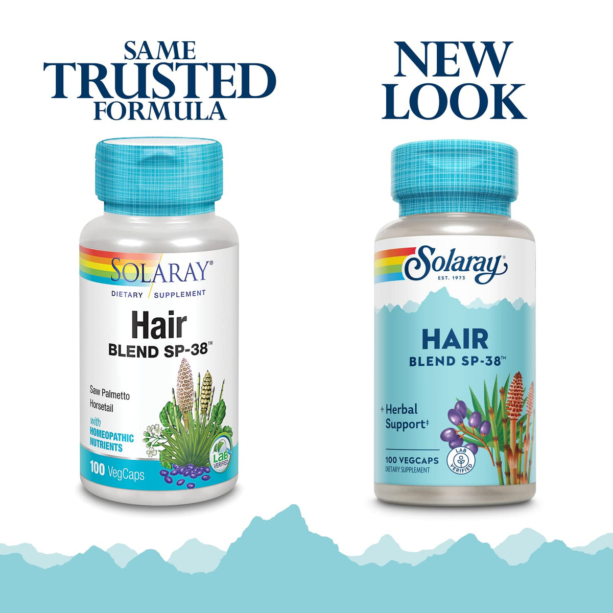 SOLARAY Hair Blend SP-38 | Herbal Hair Support | 100 VegCaps