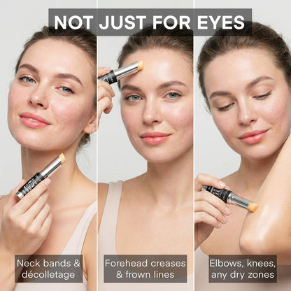 VELAMO ADVANCED Retinol Eye Stick (3g) - Upgraded Formula with 1% Bakuchiol & Caffeine for Dark Circles, Puffiness & Wrinkles