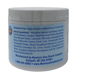 Montana Emu Ranch - EMUplus Deep Rub with Camphor and Arnica 4 Ounce - Made with Pure Emu Oil Montana Emu RanchBuy Supplements Australia