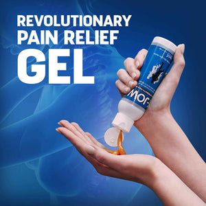 HerbX X-Jow Extra Strength Pain Relief Gel 4 oz - Herbal Massage Gel for Massage Therapy and Sports - Pain Terminator Cream for Muscles, Shoulders, and Joints Inflammation, Soreness and Discomfort