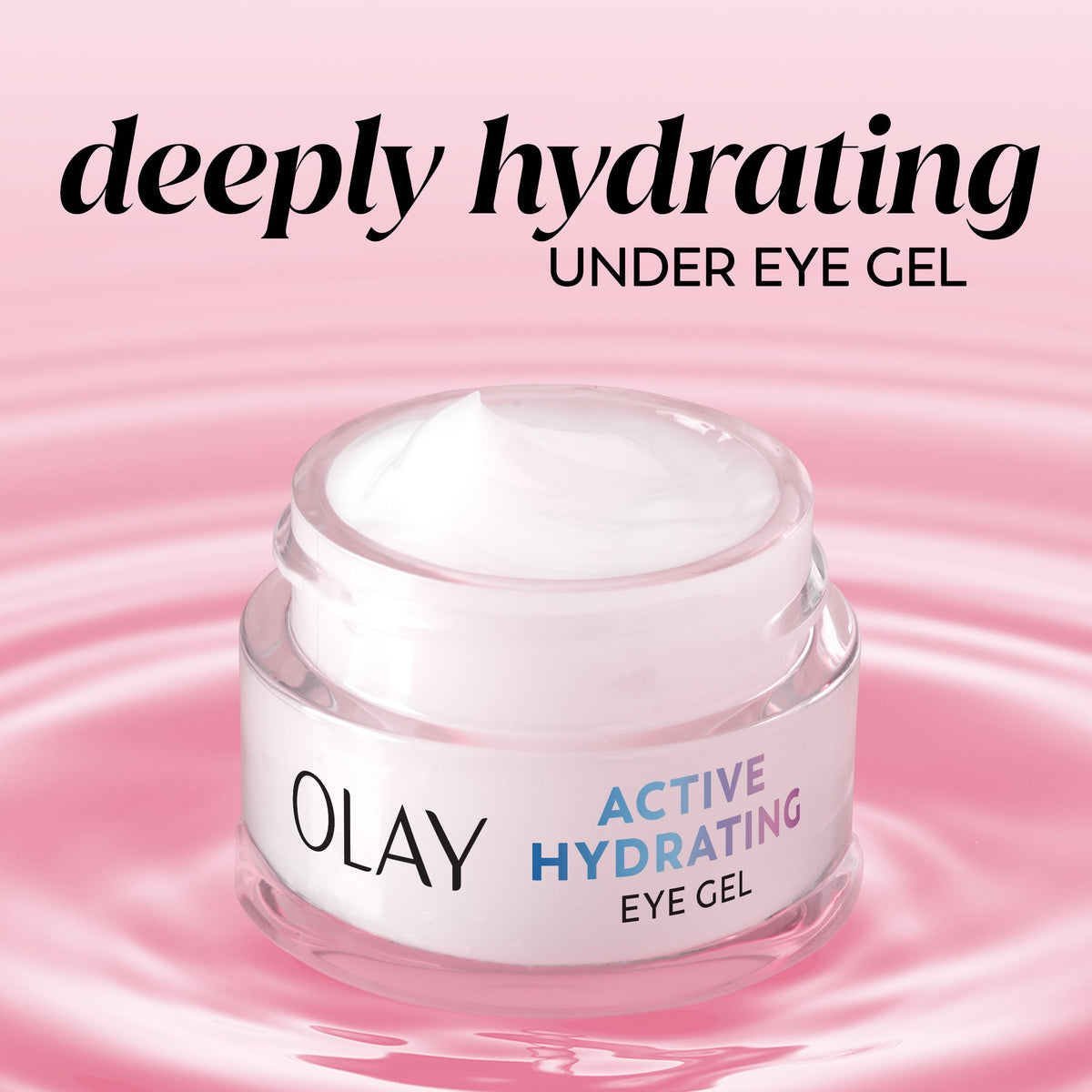 Olay Active Hydrating Eye Gel – Fragrance-Free Hyaluronic & Niacinamide (15g)